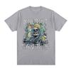 Born To Shit Forced To Wipe Funny Hard Skeleton Meme T Shirts Unisex Women Clothing Fashion Short Sleeve Cotton Oversized Tshirts