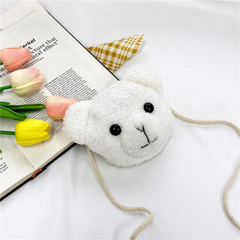Adorable Plush Bear Shoulder Bag For Kids And Toddlers Cute Crossbody Bag