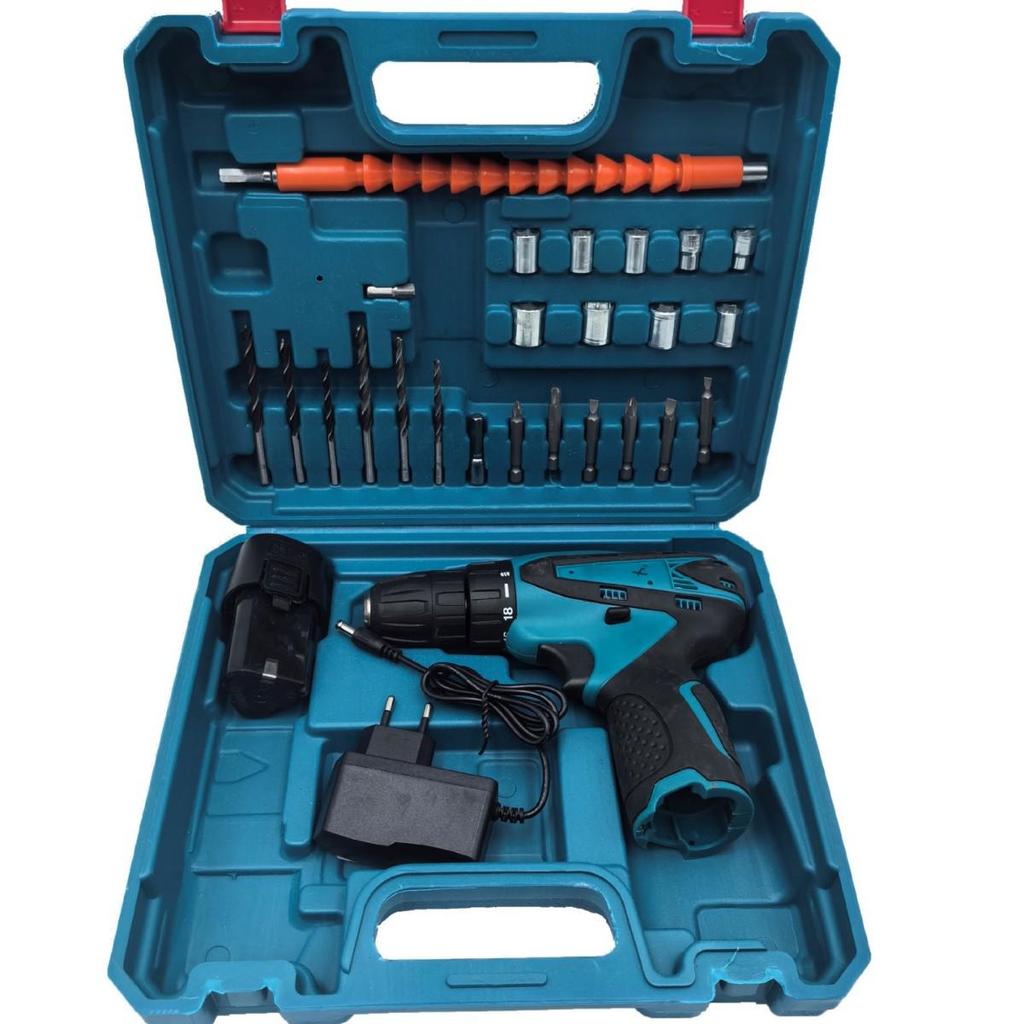 12V Rechargeable Hand Drill Electric Tool with Multi-functional Lithium Battery & Screwdriver