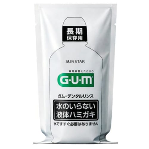 

GUM Long-lasting Dental Rinse, Waterless Liquid Toothpaste, 250ml, Hygienic, Clean, Oral Hygiene, Disaster Preparedness, No Rinse Required