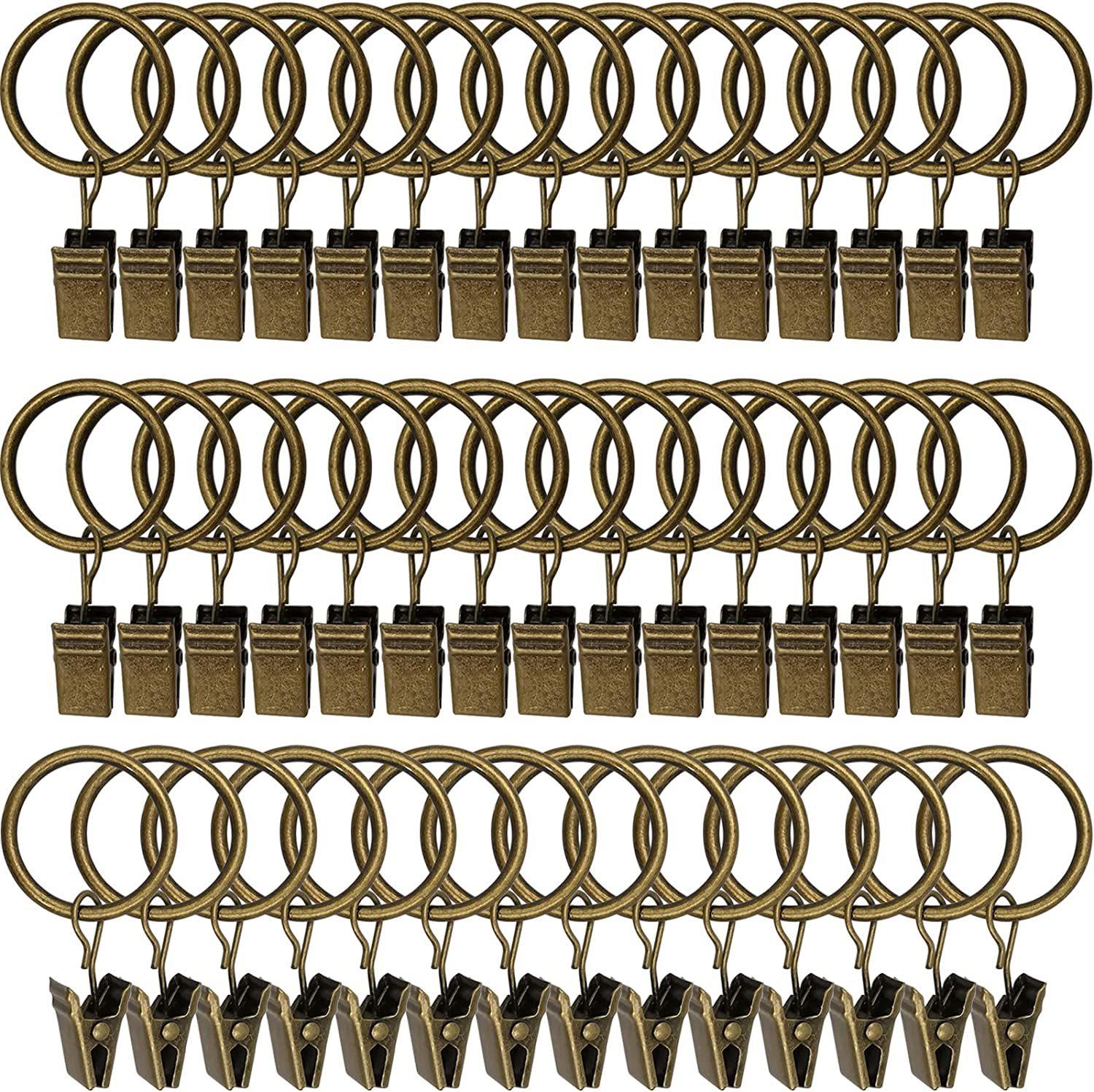 

10-30 шт. зажимы для колец для штор, для подвешивания штор, фотографий, шляп, нержавеющий винтажный держатель для проволоки, для домашнего декора, зажимы для хранения 10PCS