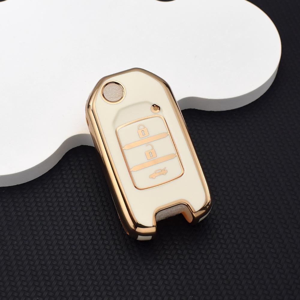 3 Button Key Case For Honda Key Fob Cover Soft TPU Remote Case for Civic CRV Accord HRV Fit Odyssey Pilot – Protective Skin