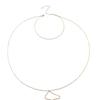 Europe, America, Simple Chain Trendy Girl Nightclub Body Chain, Fashionable Creative Metal Sexy Versatile Breast Chain