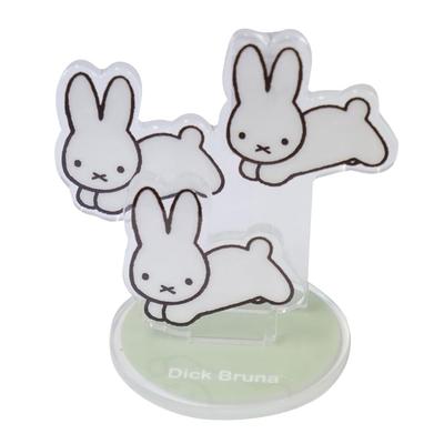 Mf Klip na palubní desku Akrylový stojánek Postavička Miffy Miffy Miffy Zboží do auta Praktické zboží Klip na jízdenky [Miffy] (Králičí) / / / / / / /