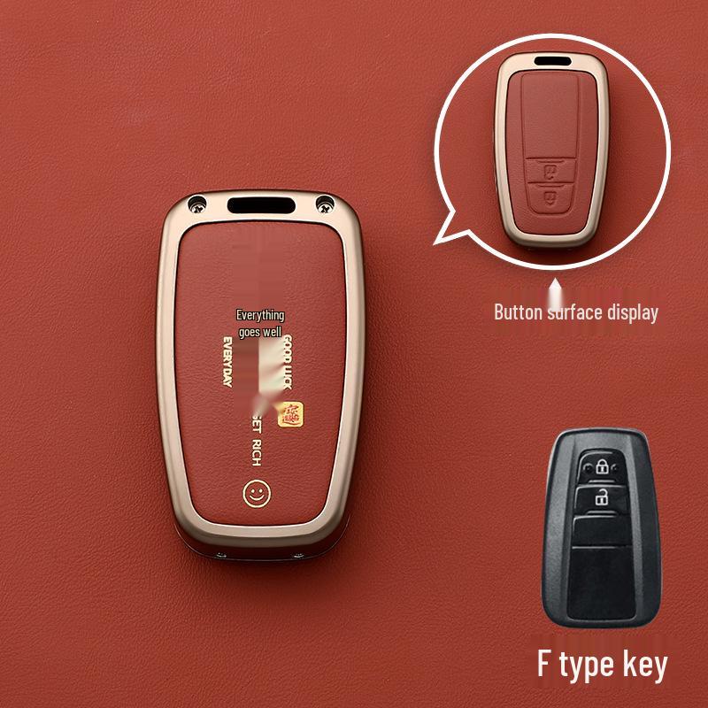 Fits Key Cover for Toyota Camry, Corolla, Levin, RAV4, Velanda, Asia Dragon, Highlander, Buckle Feng