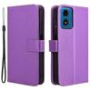 Flip Case for Motorola Moto G24 / G24 Power / G04, Wallet Smart Magnet, Purple