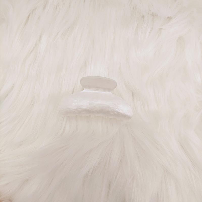 

Вінтажні заколки для волосся для дівчат Затискач для волосся з мармуровою текстурою Заколка для волосся для жінок Аксесуари для волосся білий