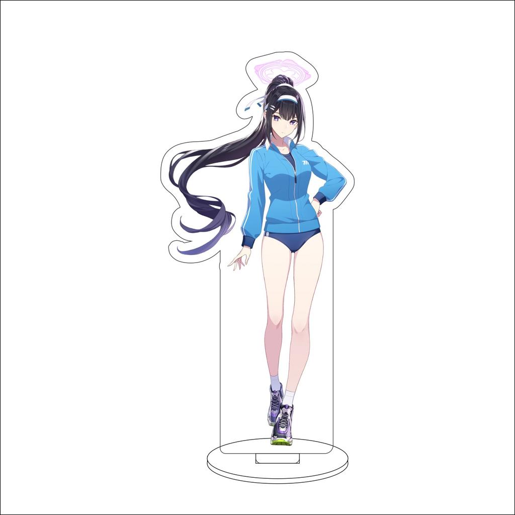 16CM Anime Blue Archive The Animation Cosplay Ornaments Takanashi Hoshino  Acrylic Stand Figure Stand Halloween Gifts