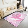 King and Queen Crown Area Rug Romantic Gold White Loving Heart Rugs for Living Room 39"x59",Couple Lover Gray and Black Washable Rug,Wedding