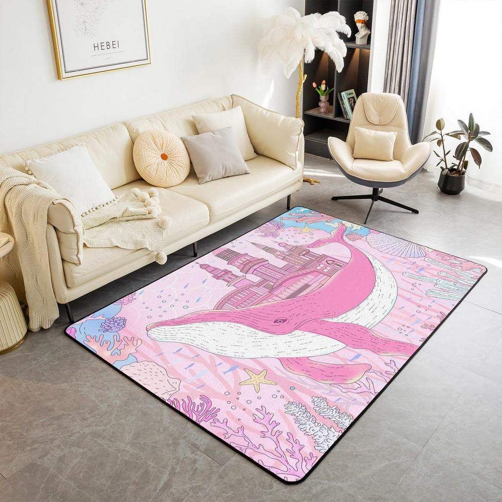 King and Queen Crown Area Rug Romantic Gold White Loving Heart Rugs for Living Room 39"x59",Couple Lover Gray and Black Washable Rug,Wedding