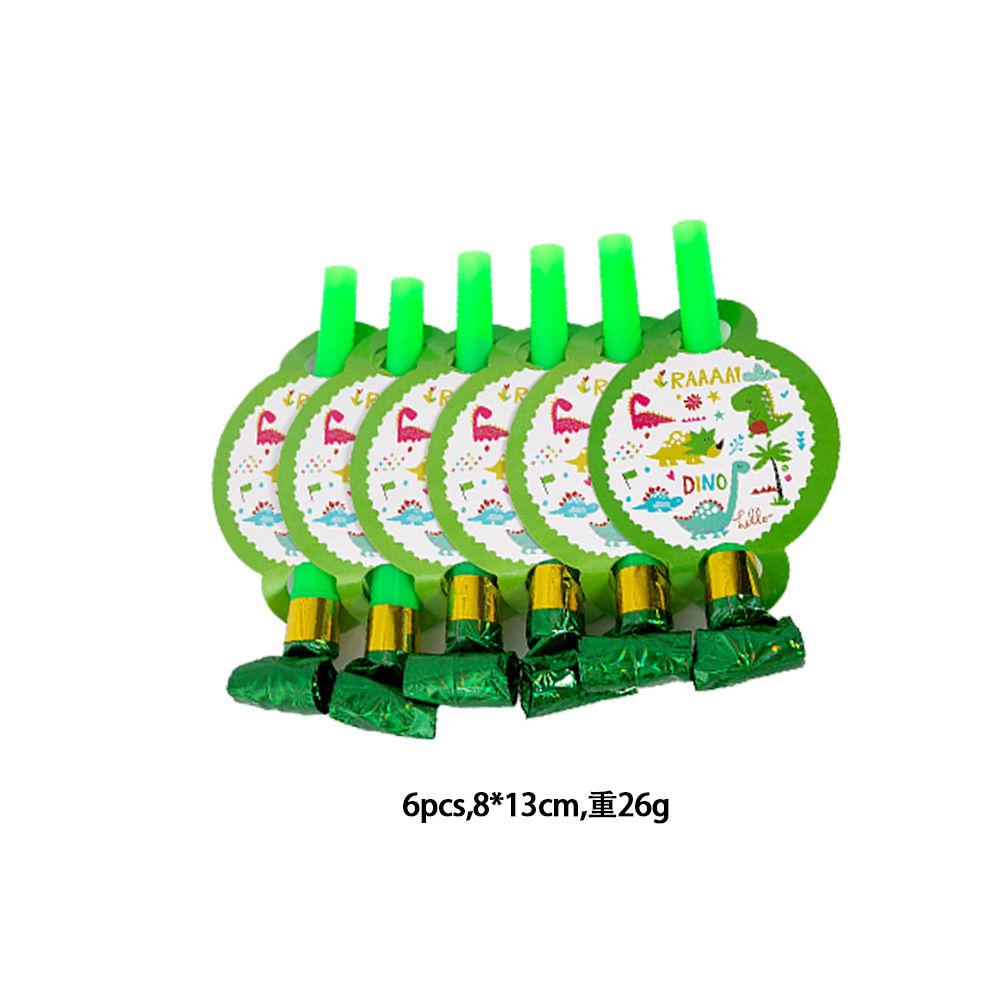 Disposable Dinosaur-themed Tableware for Outdoor Dining, Children's Outdoor Themed Party and Dining Supplies