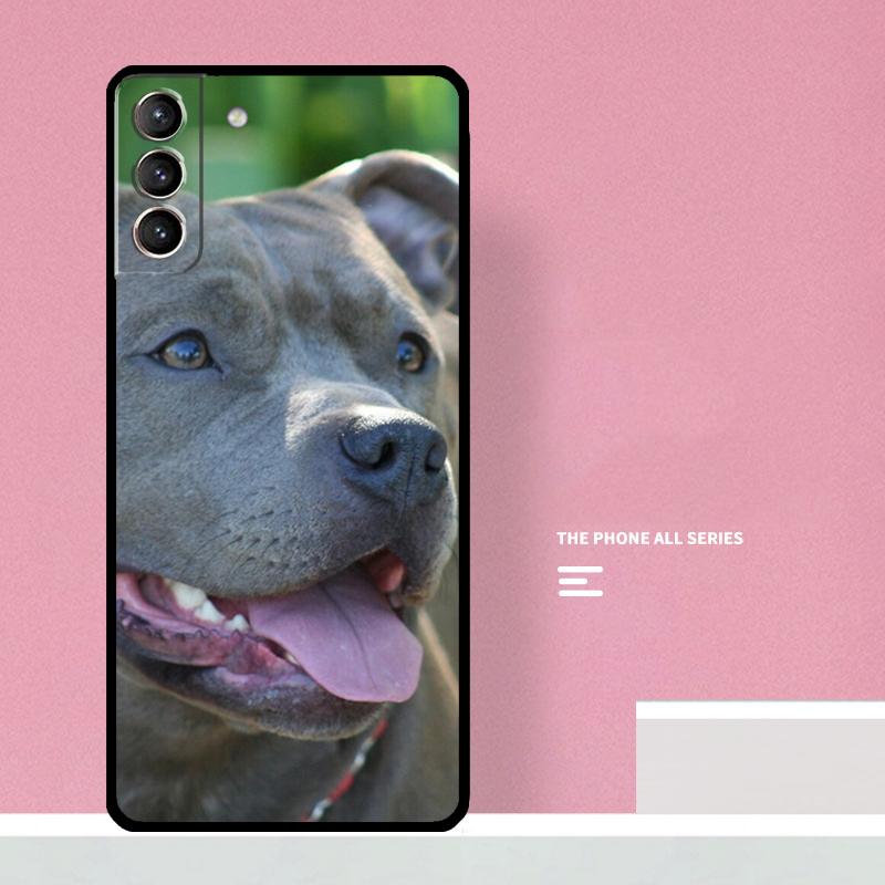 Pit Bull Lovely Dog Pitbull Phone Case For Samsung Galaxy S23 Ultra Plus S21 S22 Ultra S20 FE S9 S10 Note 10 20 Ultra
