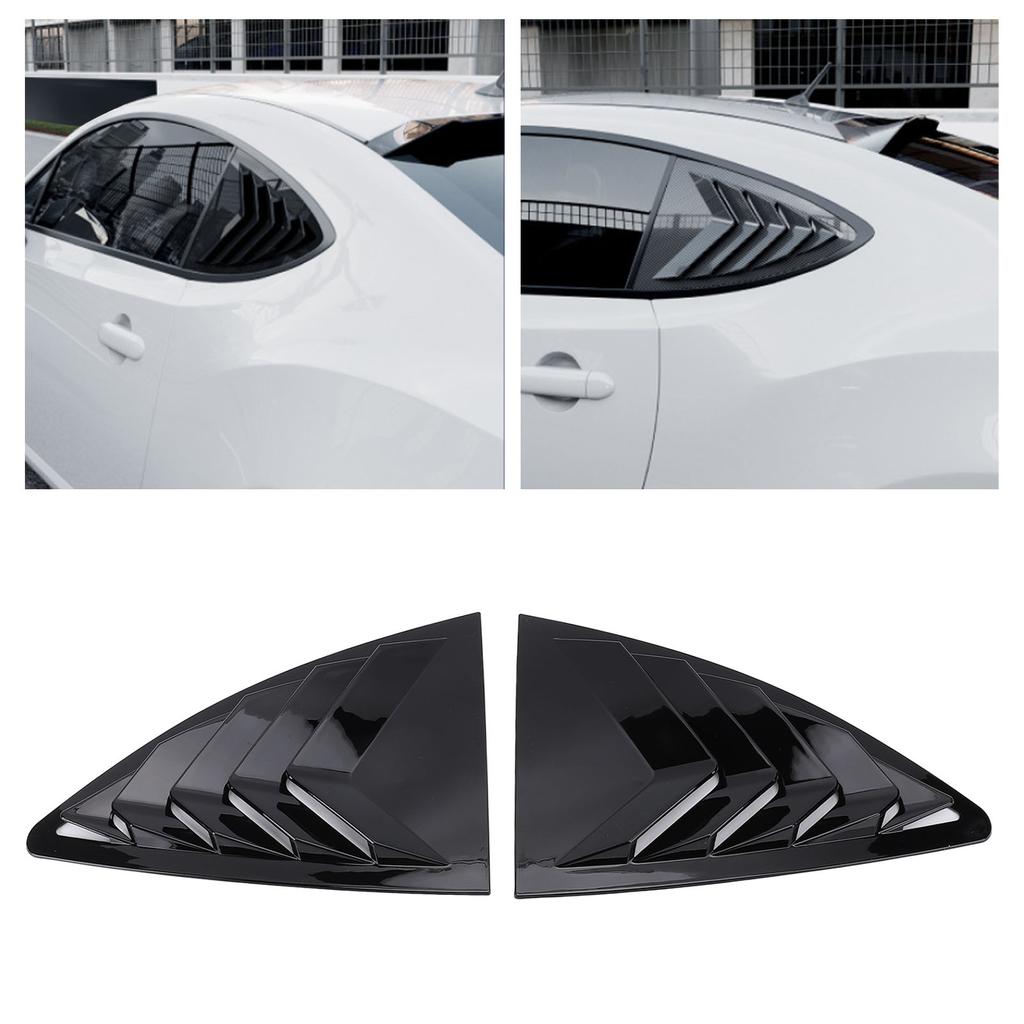P of Rear Side Window Louver Vent Left Right Window Shutter Cover Trim Replacement for 6 2013-2020