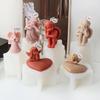 Angel Statue Candle Mold for Making Aromatherapy Candle Soap Fondant Baking Chocolate Molds DIY Craft Gypsum Ornaments