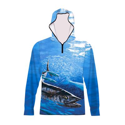 Sonnenschutzanzug für Herren, atmungsaktiver Sonnenschutzanzug für Outdoor-Angeljacke, Angelanzug für Herren, Angelanzug mit Kapuze