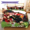 Bayern Munich 3PCS Football Bedding Set, Soccer Match Player Print Duvet Cover with 2 Pillow Shams, Football Fan Bedroom Bedding Kit, No Inner Fill