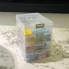 Clear Perler Beads Storage Boxes Mini DIY Nail Art Jewelry Accessories Container Rectangle