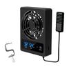 Reptile Ventilation Fan Smart Hygrometer USB Powered Reptile Terrarium Thermometer for Snake Bearded Dragon Pet Supplies
