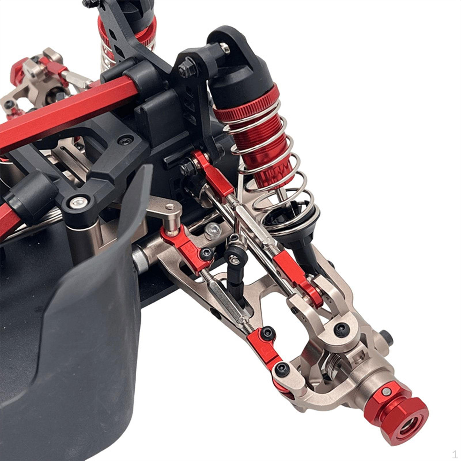 

1/7 RC Car Wheel Adapter Aluminum Accessory Easy to Install Sturdy Replace Lightweight Parts чорний