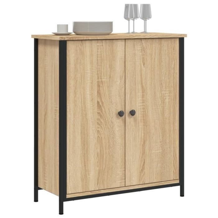 VidaXL Buffet Sonoma Oak 70x30x80 Cm Engineered Wood 835535