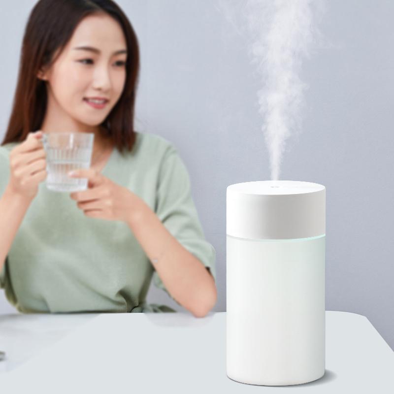 260ml Mini Humidifier Usb Ultrasonic Air Humidifier Led Lamp Essential Oil Diffuser Car Purifier Aroma Anion Mist Maker Portable