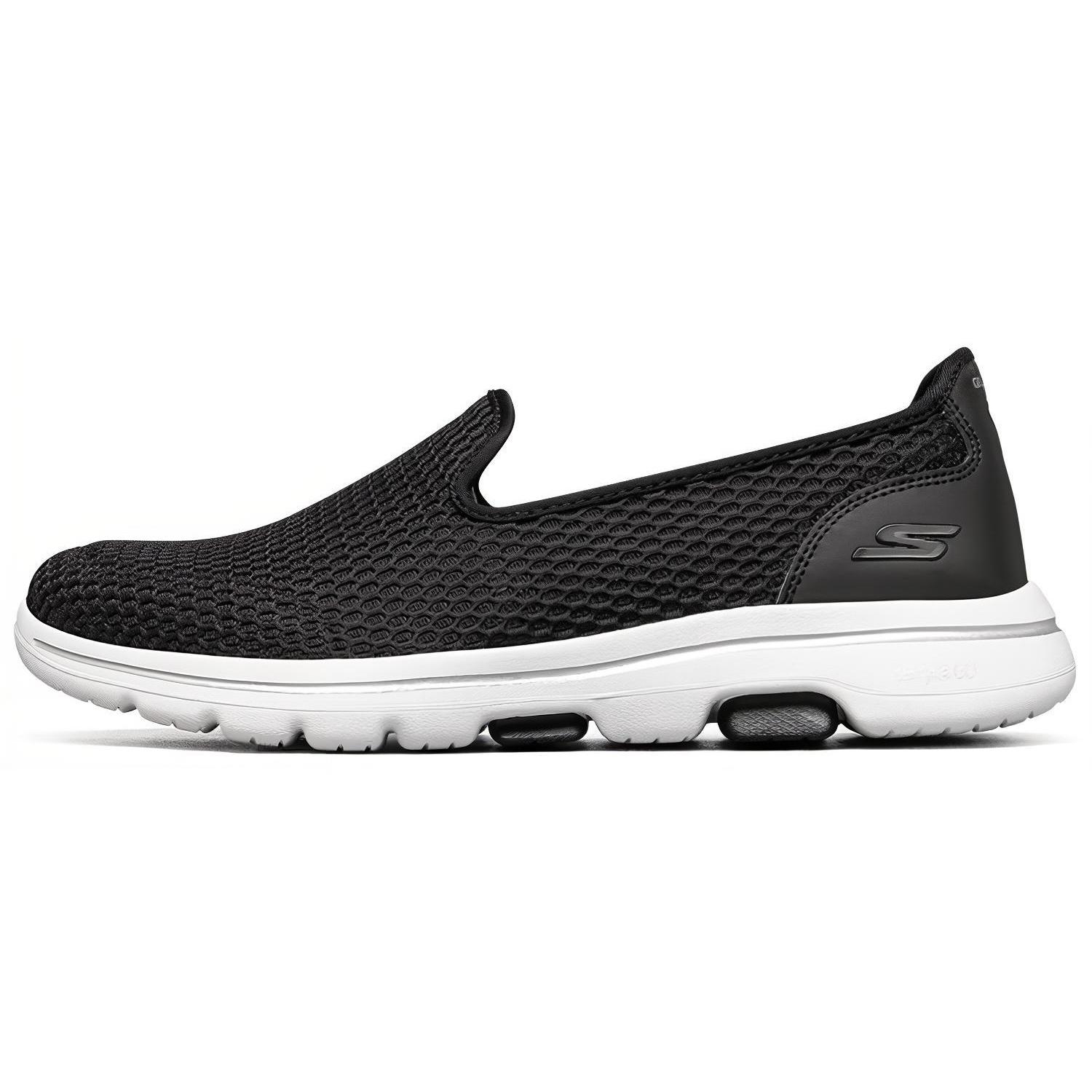(WMNS) Skechers Go Walk 5 Lazy Shoes Black Women s 896021-BKW EU 39
