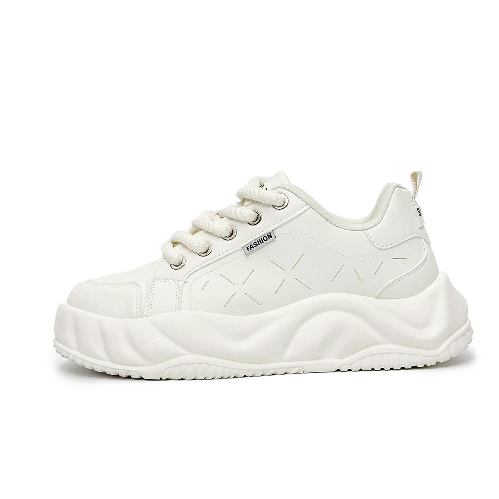 Chunky Sneaker Men Designer Board Shoe Fashion Casual Microfiber Leather Breathable Height Increased Flat Platform Running Shoes