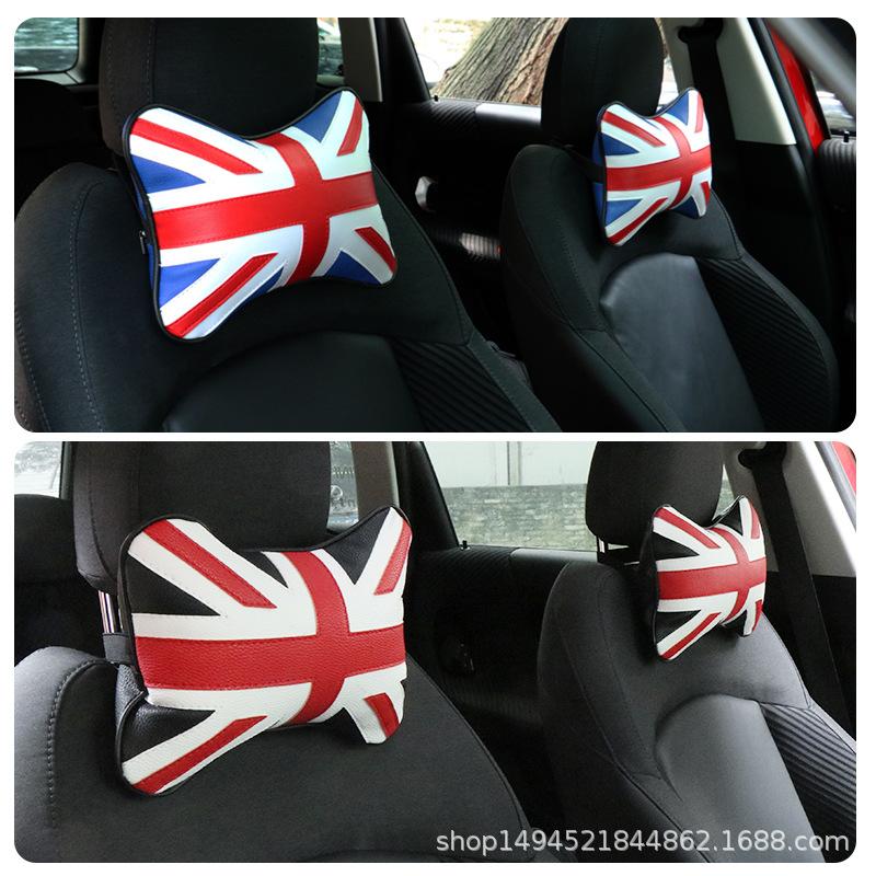Car Neck Pillow Car Seats Headrest Cushion Support Seat Accessories Safety Pillow Universal For Mini Cooper F56 R56 U25 F55 F60