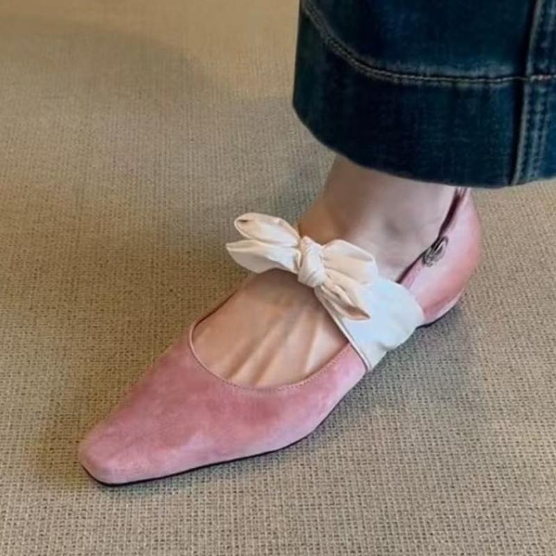 Fashion Fashion Lace Up Women's Flats Sandals Elegant Bow Shoes 2025 New Trend Summer Designer Shallow Buckle Slides Dress Mujer Zapatos