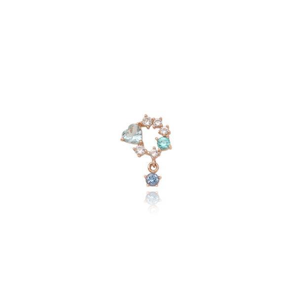 Lloyd Circle Cubic 14K Gold Piercing Lpsk4010G