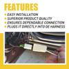 4X Door Speakers Wiring Harness Connector Plug Fits For 2003- Jeep Wrangler