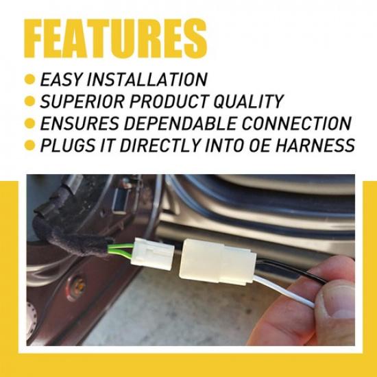 4X Door Speakers Wiring Harness Connector Plug Fits For 2003- Jeep Wrangler