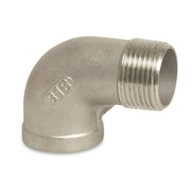 90° Stainless Steel Elbow In Stainless Steel 316 (V4A) – 3/4 Threaded Fitting for Plumbing and Heating, Easy Installation