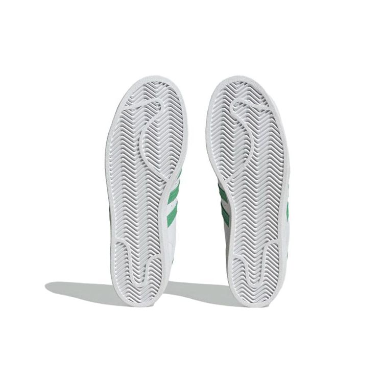 Adidas Superstar White Green Blue Men Sneakers Cloud-White Semi-Screaming-Green Blue-Dawn HQ2168