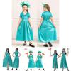 Statue Of Liberty Fancy Dress For Adults With Lightweight Polyester For Costume Parties