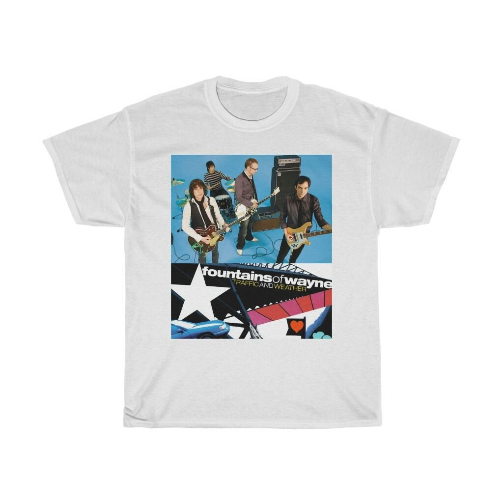 New Fountains of Wayne Alternative Rock Unisex Adult T-Shirt Heavy Cotton Tees XXXL
