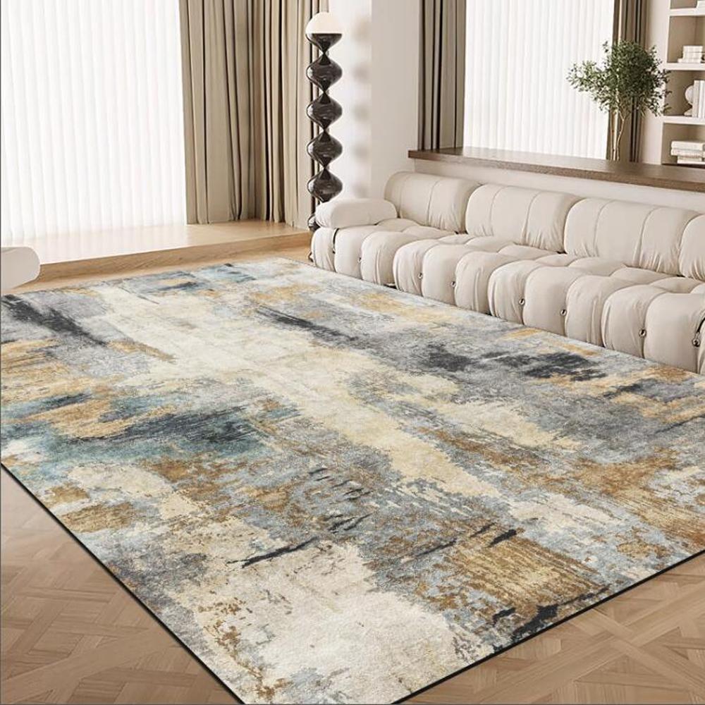 Nordic Livng Room Carpet Home Decoration Abstract Design Rug Bedroom Decor Area Rugs Washable Non-slip Dining Room Floor Mat