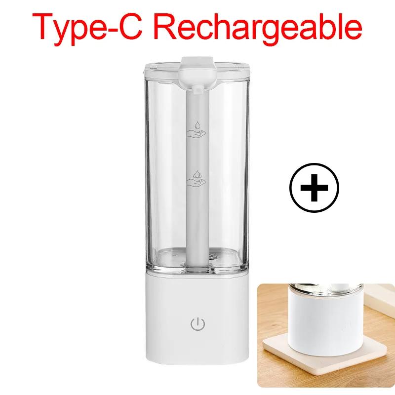 550ml Kitchen Automatic Liquid Soap Dispenser USB Rechargeable/Battery Touchless Hand Sanitizer Dispenser Bathroom Dispenser