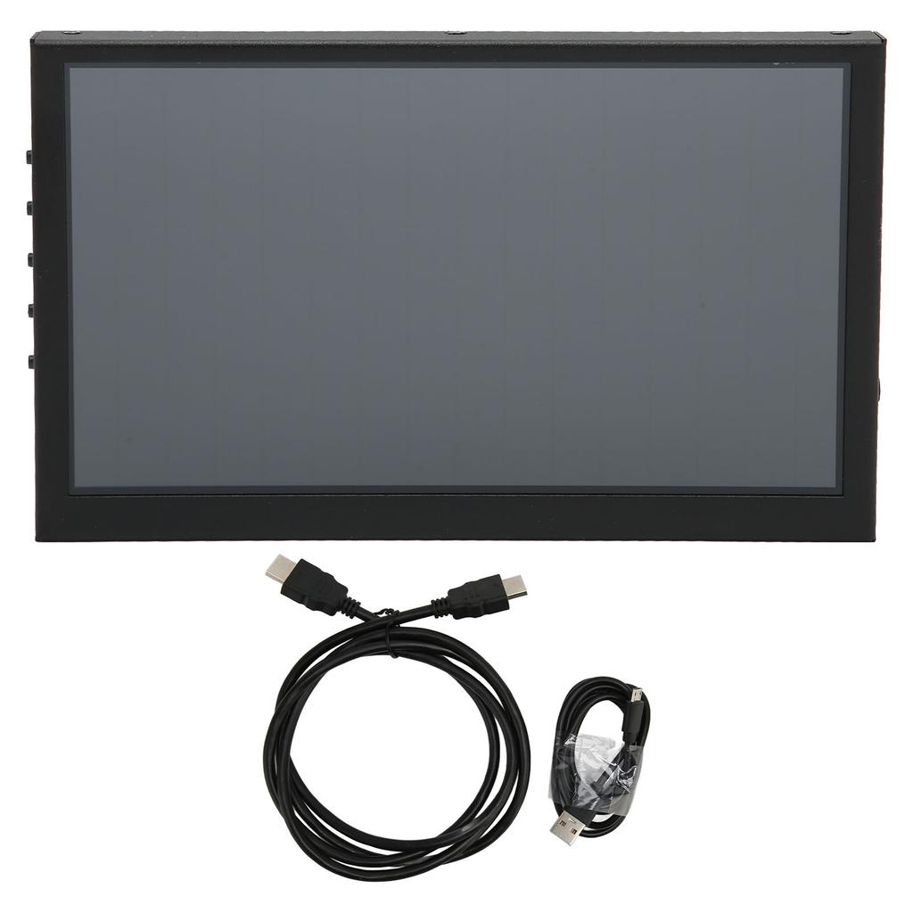 7 Inch Monitor IPS Touch Second Screen HD Multimedia Interface Portable Mini LCD Display with Dual Speakers Sound Jacks