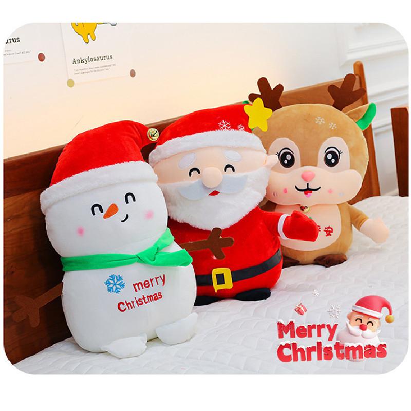 Festive Plush Toy Reindeer Doll Perfect For Christmas Holiday Home Decoration 25cm And 50cm