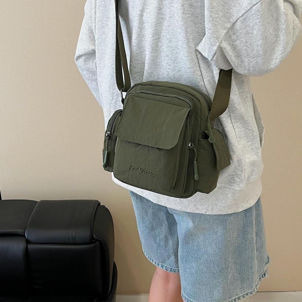 Borsa a tracolla unisex impermeabile multi-tasche - Borsa a spalla di grande capacità per sport, outdoor e uso fotografico