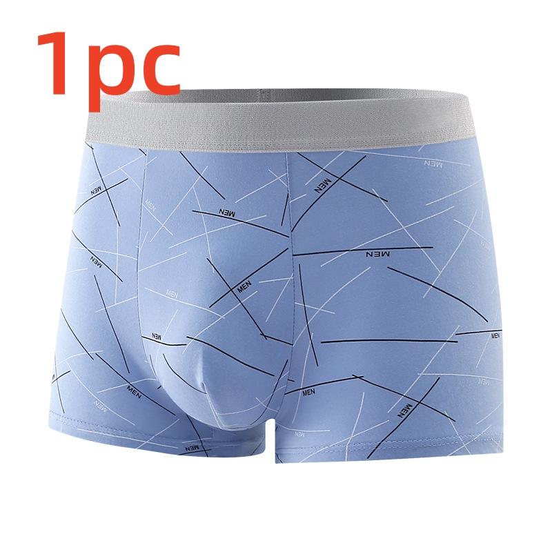 4/1PCS Men's Boxer Shorts Cotton Underwear Plus Size Underpants Breathable Sexy Panties Mesh Lingerie