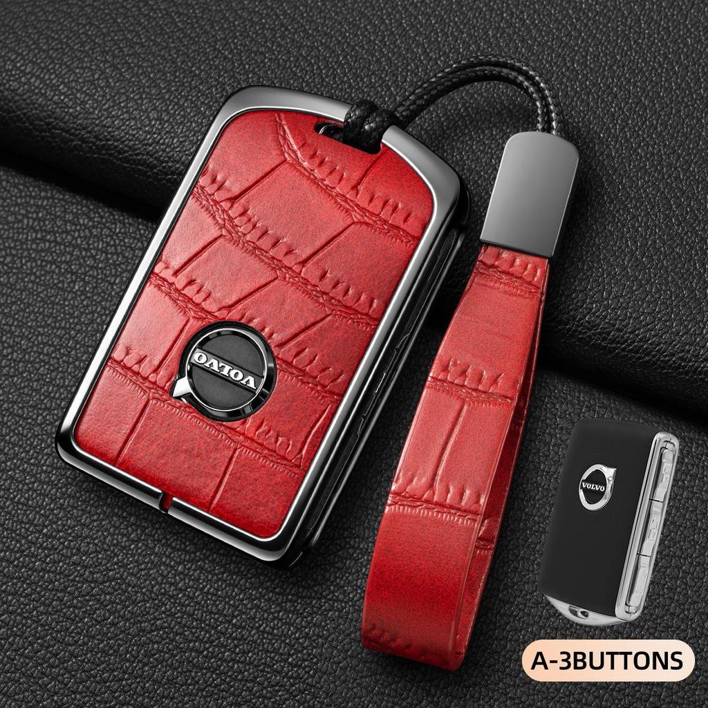 Volvo Alloy Key Case for XC60, S90, S60, XC40, XC90, V60, V90 Models