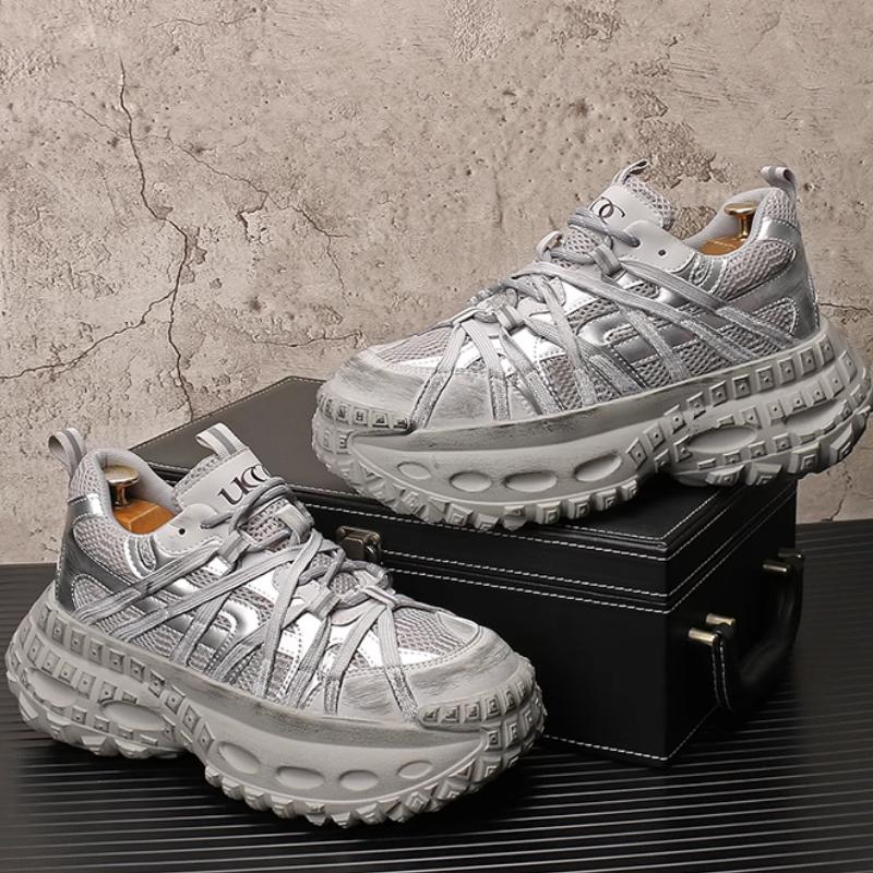 Fashion Retro tire shoes, Paris dad shoes, comfortable and breathable mesh men's shoes, inner sports casual shoes  b33