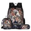 Boys Girls Everyday Backpack Knapsack Football Star Starry Sky Backpack School Tote L-Lamin Yamal Roomy Mochila Rucksack School