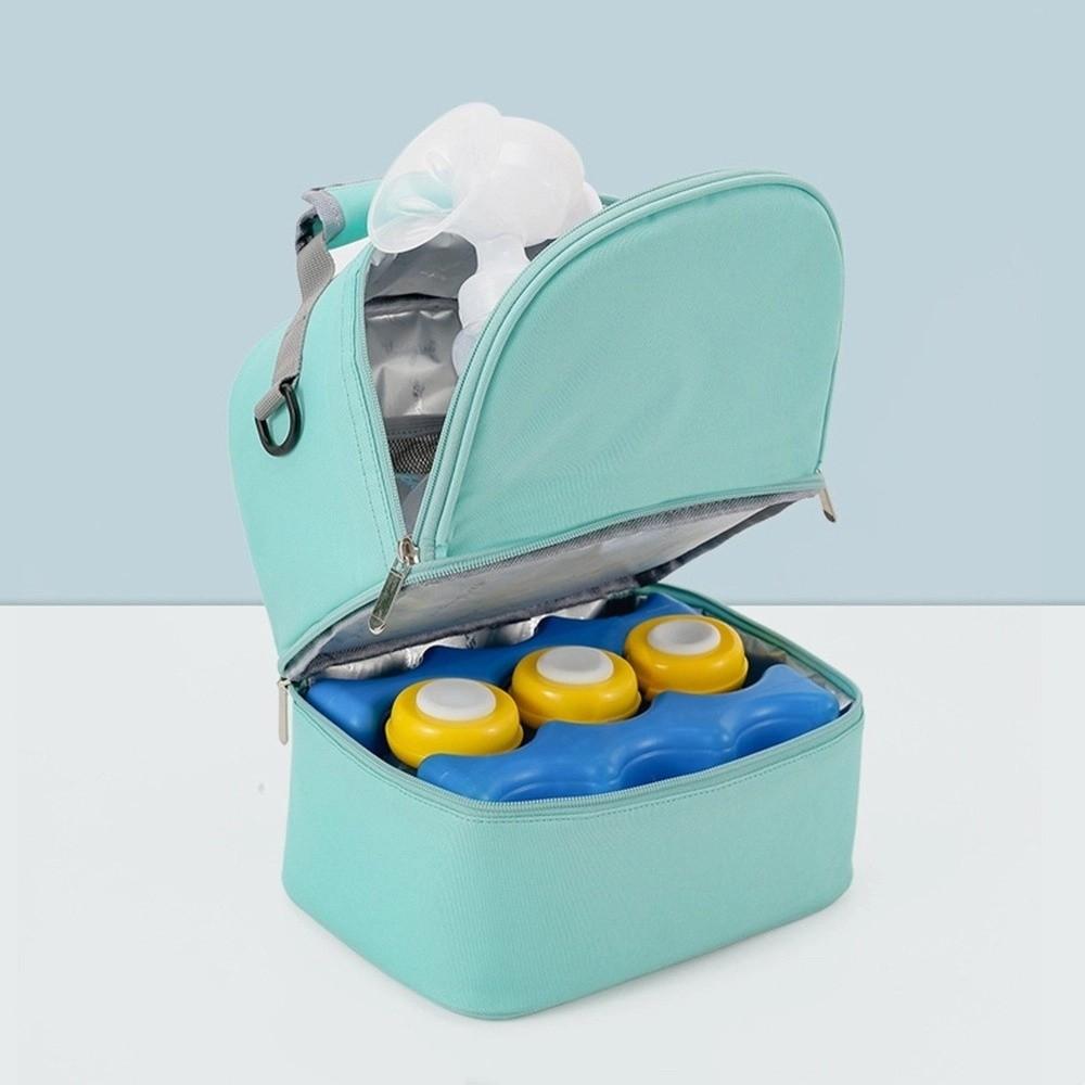 Milk Preservation Insulation Mommy Backpack Nylon Mommy Shoulder Bag Baby Diaper Bag  Outdoor