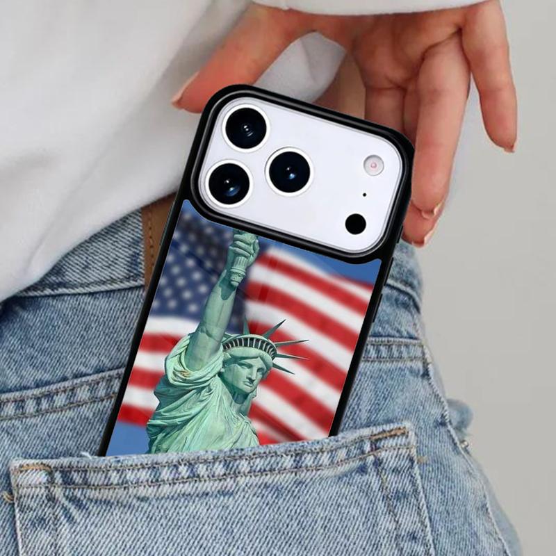 Status of Liberty Phone Case for iPhone 17ProMax 12 13 14 15 16e 17 Pro Max Plus Air Cover