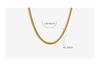 Gold-Plated Soft Snake Chain Necklace - Minimalist European & American Style Jewelry