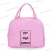 New Customized Images Bento Bag Kids  Y2K Insulated Lunch Box Bag Office Worker DIY Logo Pattern Lunch Bags