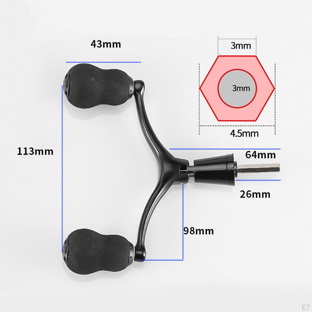 Fishing Reel Handle Arm Replacement Rocker Part Portable Care Accessories